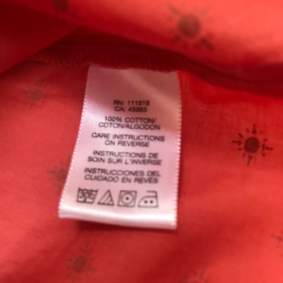 Michael Kors Burnt Orange Gold Button Down Top L - Picture 7 of 8